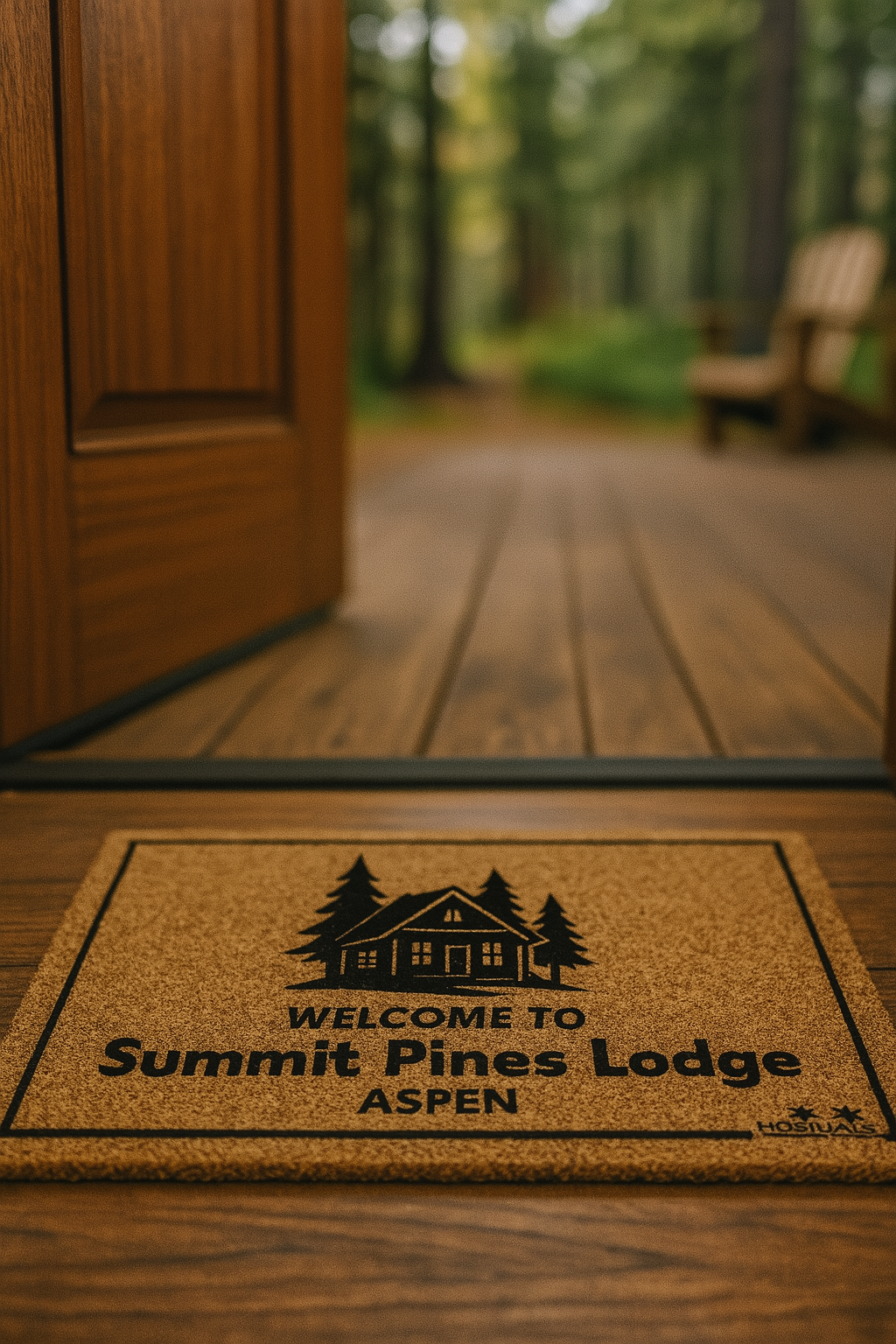 Personalized HostMat™ – Mountain Hideaway