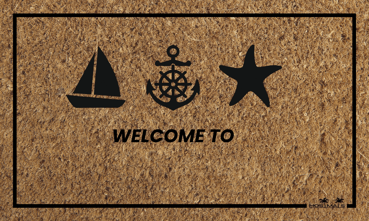 Personalized HostMat™ – Nautical Getaway