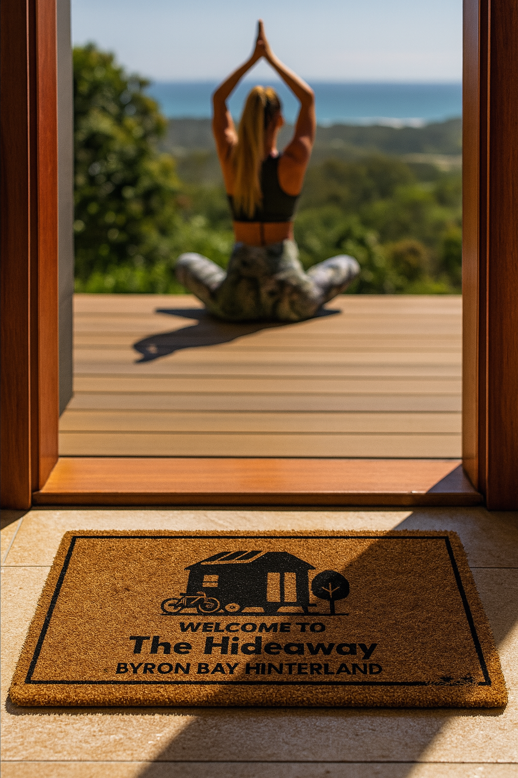 Personalized HostMat™ – Tiny Home Retreat