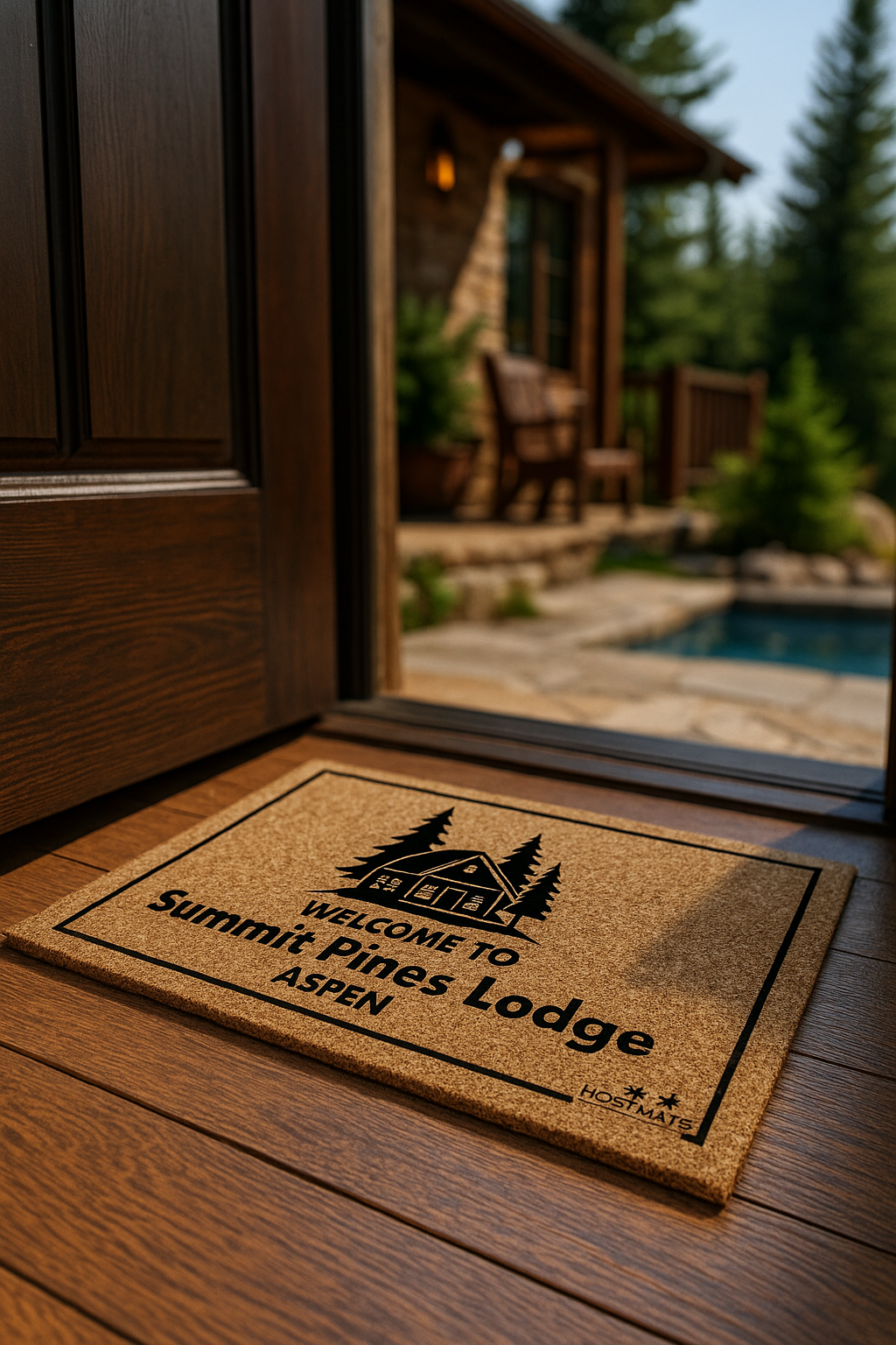 Personalized HostMat™ – Mountain Hideaway